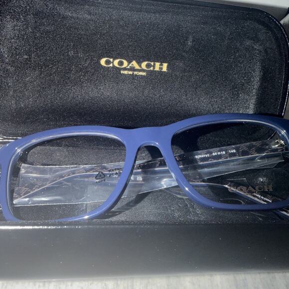 COACH HC6166U Universal Fit  Eyewear Frames, Navy/Demo Lens main image 5